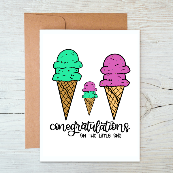 Conegratulations On The Little One Baby Card