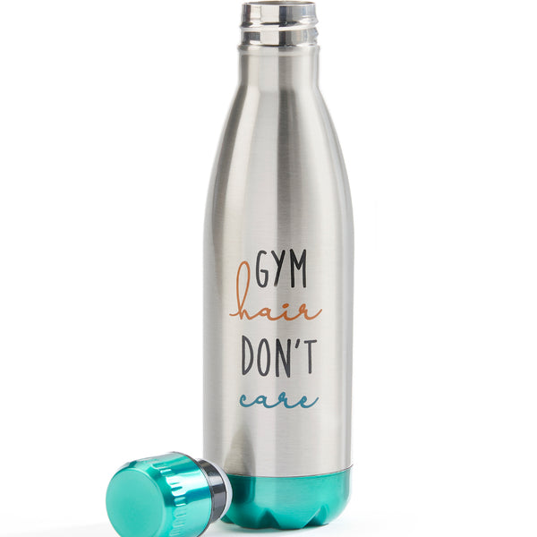 Gym Hair Steel Double Wall Water Bottle