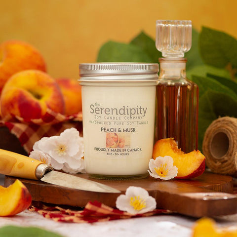 Peach & Musk Soy Candle