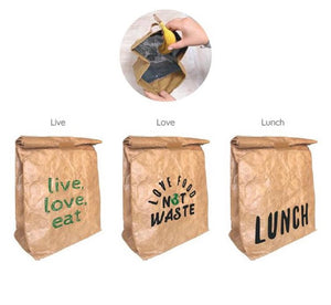Reusable Brown Paper Lunch Bag