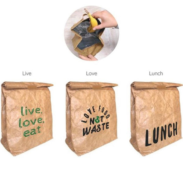 Reusable Brown Paper Lunch Bag