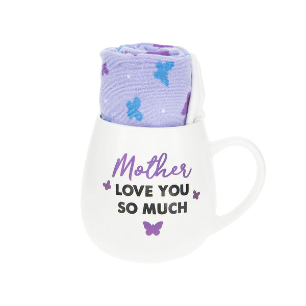 Mother Love You So Much Mug & Sock Gift Set