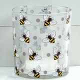 Bee Themed Glass Votives