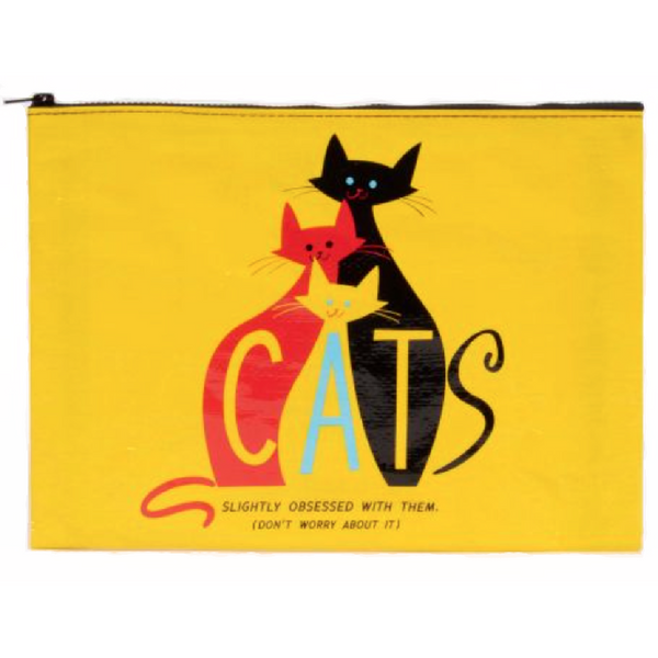 Cats Slightly Obsessed With Them (Don't Worry About It) Jumbo Pouch