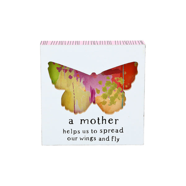 Mother Butterfly Small Plaque