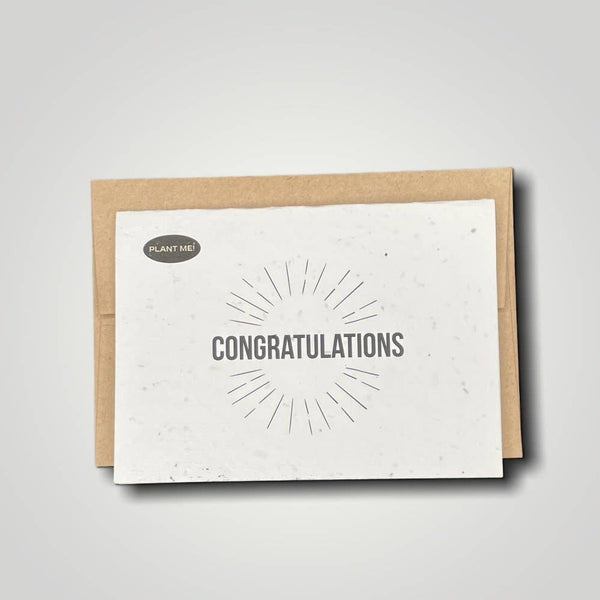 Congratulations Plantable Greeting Card