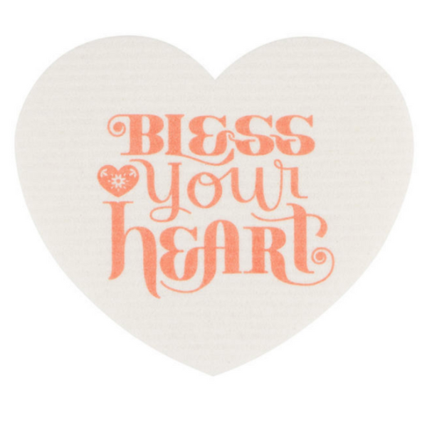 Bless Your Heart Swedish Dish Cloth - Flamingo Boutique
