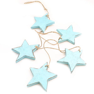 Hanging Wooden Stars