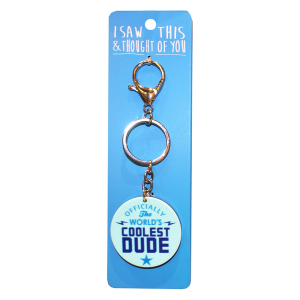 World's Coolest Dude Key Ring