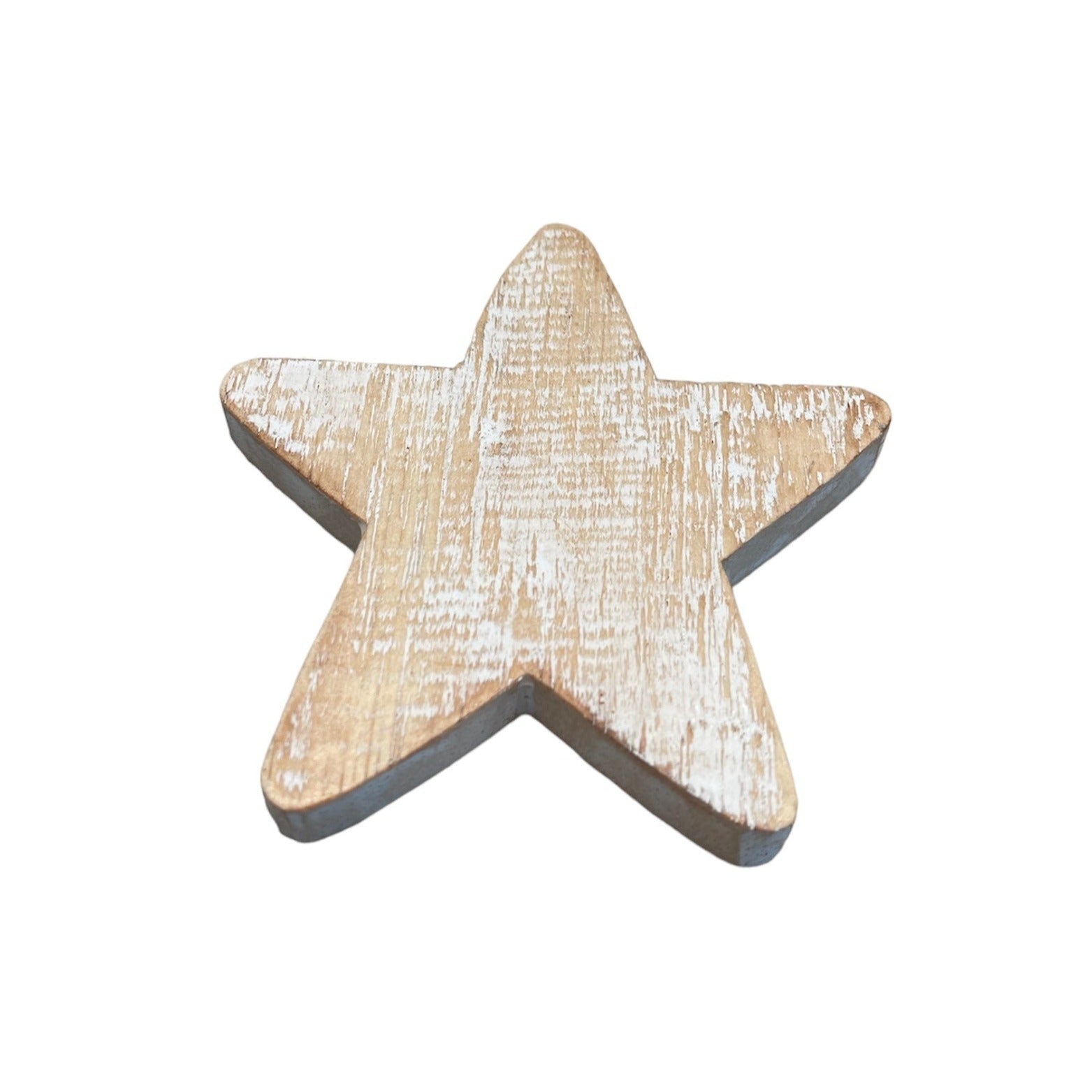Flat Wooden Star