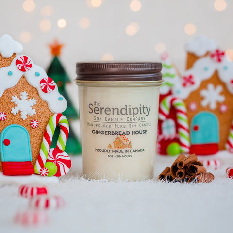 Gingerbread House Soy Candle