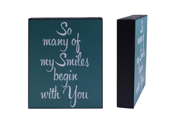 Smiles Begin With You Sign - Flamingo Boutique