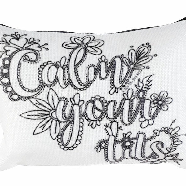 Colour Your Own Pouch - Calm Your Tits