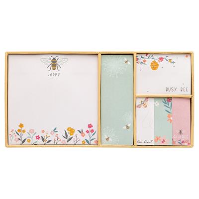 Boxed sticky note set-Bee