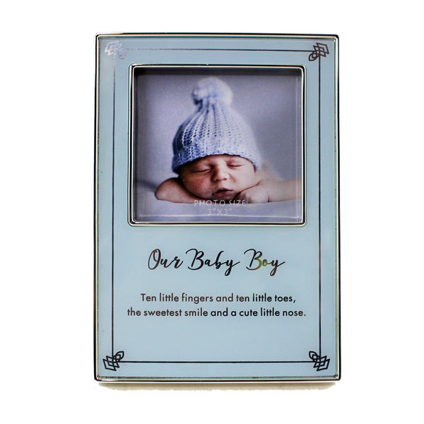 'Our Baby Boy' Frame - Flamingo Boutique