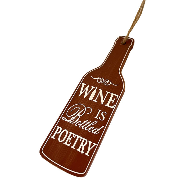 Wine Is Bottled Poetry Tag - Flamingo Boutique