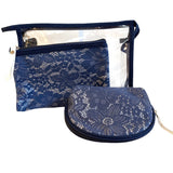 3 In 1 Lace Print Wash Bag 