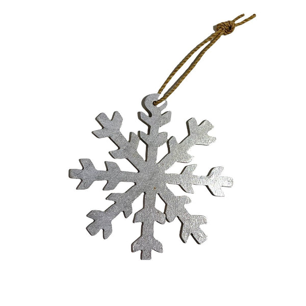 Wooden Snowflake Decoration