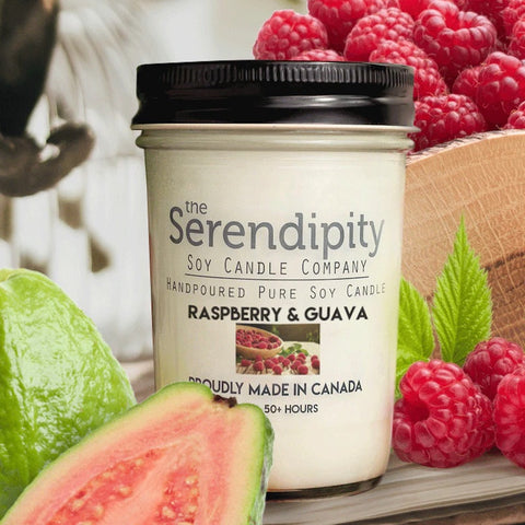 Raspberry & Guava Soy Candle