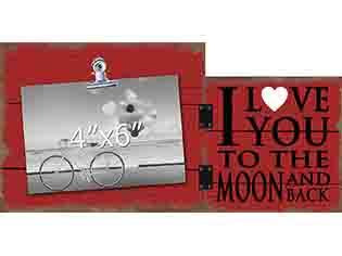 Love You To The Moon & Back Photo Clip Frame - Flamingo Boutique