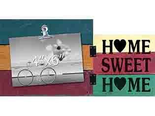 Home Sweet Home Photo Clip Frame