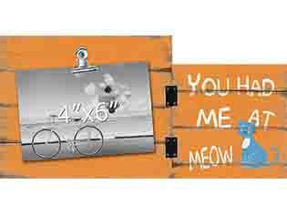 You Had Me At Meow Photo Clip Frame - Flamingo Boutique