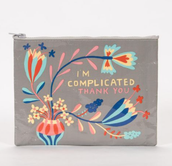 I'm Complicated Thank You Zipper Pouch