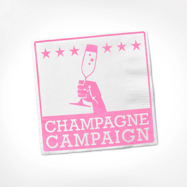Champagne Campaign COCKTAIL NAPKIN