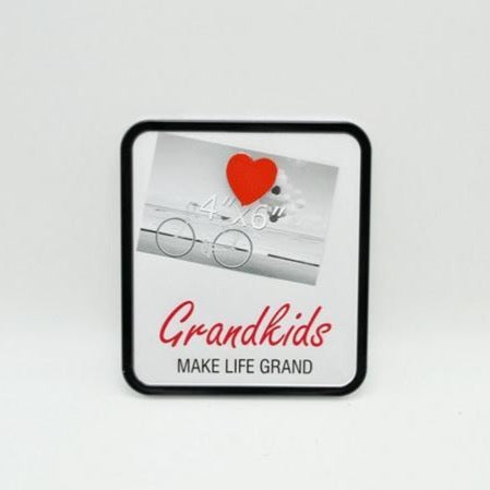 Grandkids Make Life Grand Metal Photo Stand - Flamingo Boutique