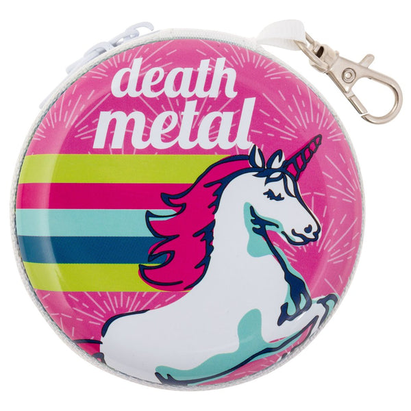 Death Metal Unicorn Bits & Buds Case