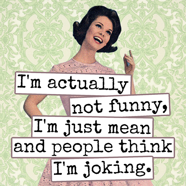 I'm Actually Not Funny... Fridge Magnet