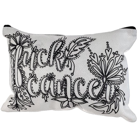 Colour Your Own Pouch - F*ck Cancer
