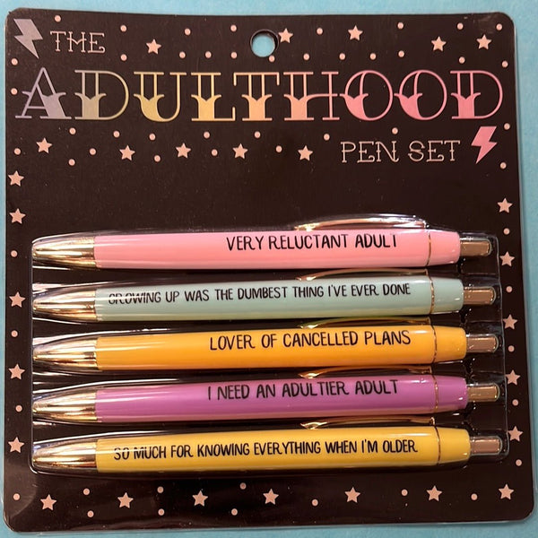 FUN CLUB - Adulting Pen Set - Shop Motif