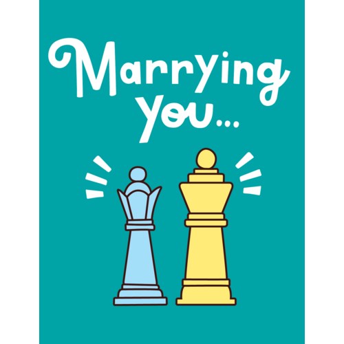 Marrying You Card