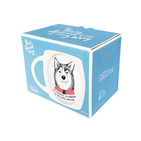 Smug Husky Ceramic Mug