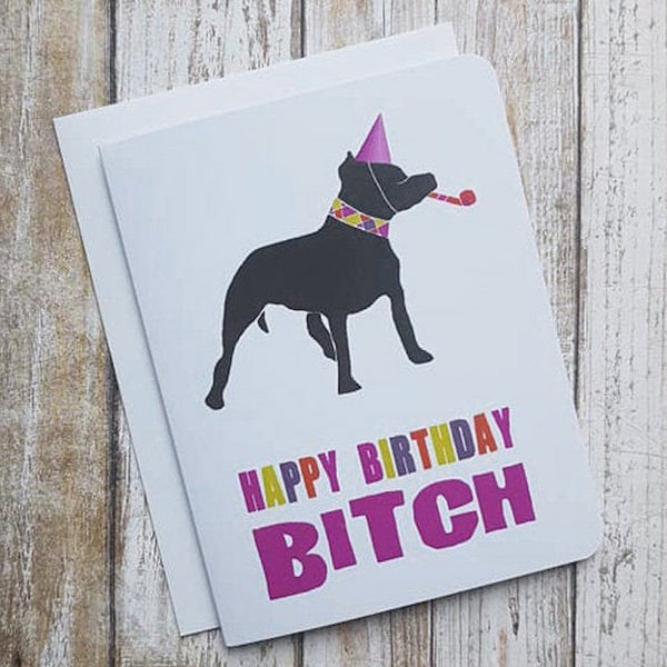 Happy Birthday Bitch Card - Flamingo Boutique