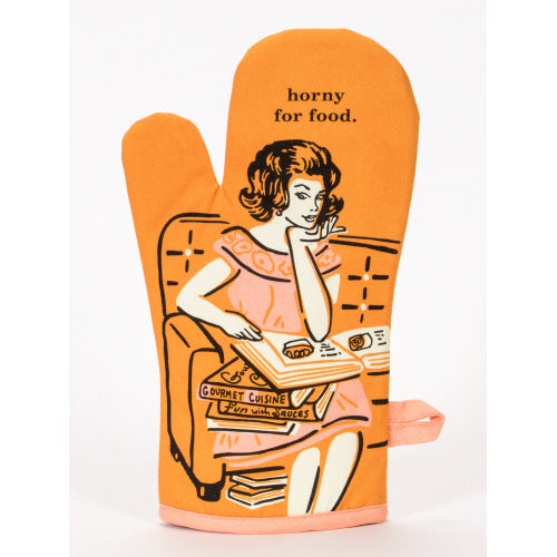 Horny For Food Oven Mitt